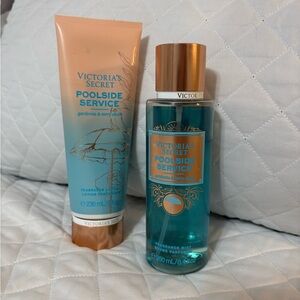 Victoria's Secret Poolside Service Fragrance Mist and Lotion Set